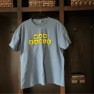 Auburn War Eagle Waffles with Woodard tshirt